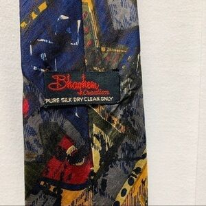 𝅺BHAGHEM Creations Silk Necktie